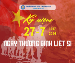 CHÚC MỪNG KỶ NIỆM 77 NĂM NGÀY THƯƠNG BINH LIỆT SỸ (27/07/1977 -27/07/2024)