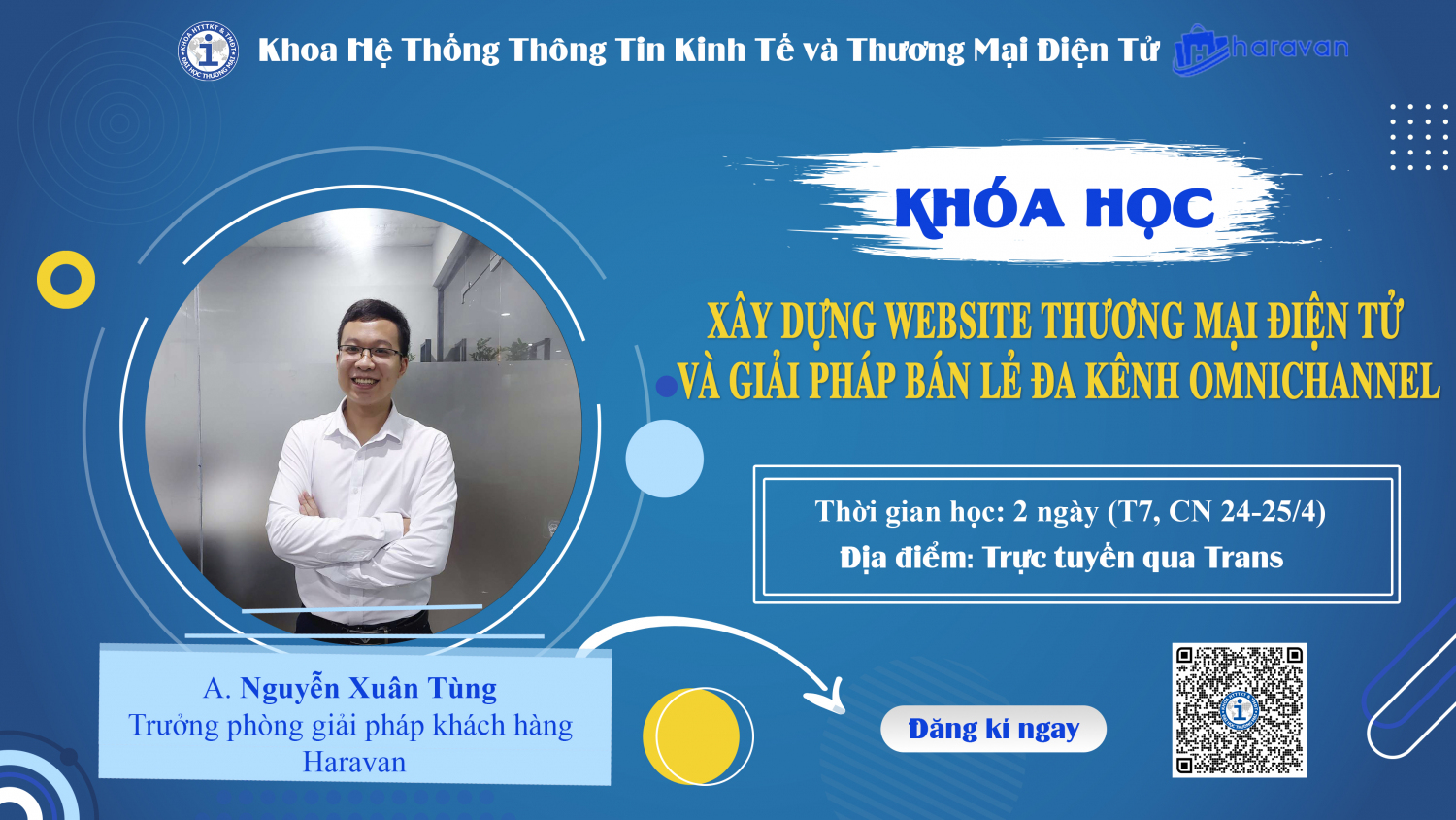 Khóa học: “Xây dựng Website thương mại điện tử và giải pháp bán lẻ đa kênh Omnichannel”